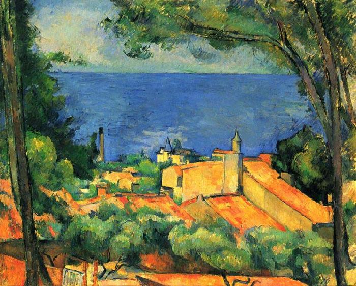 Paul Cezanne L Estaque oil painting image